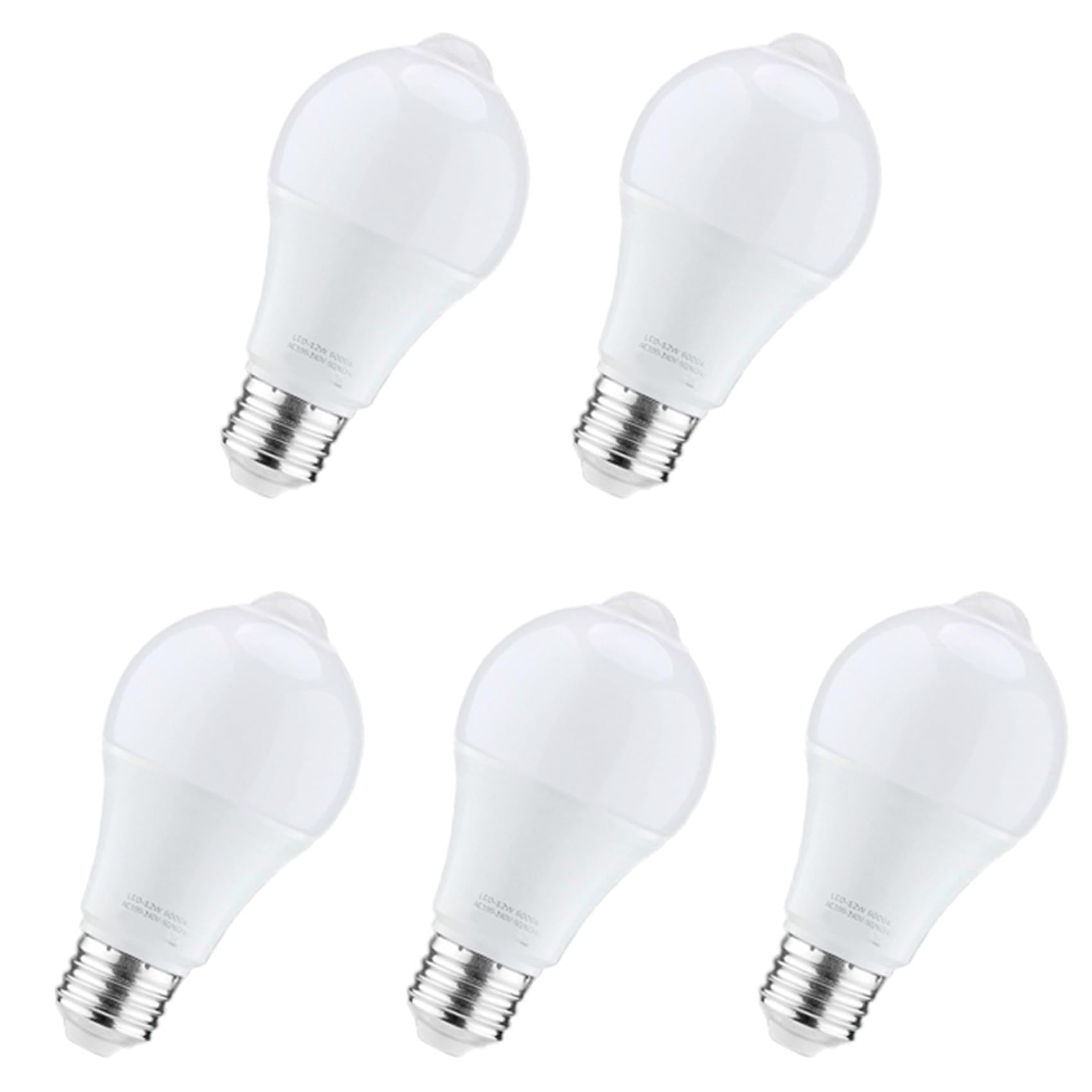 Ampoule LED de sécurité activée par mouvement 1000LM automatique E26 B22 lot de 5