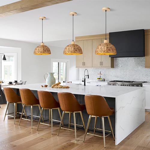 Boho-Pendant-Lights-Kitchen-Island-118-Hand-Woven-Rattan-Light-Fixture-Bohemian-Lighting-Farmhouse-Seagrass-Weaving-Hanging-Ceiling-Light-Chandelier-for-Living-Dining-Room-Restaurants Boho Pendant Lights Kitchen Island 118 Hand Woven Rattan Light Fixture Bohemian Lighting Farmhouse Seagrass Weaving Hanging Ceiling Light Chandelier for Living Dining Room Restaurants