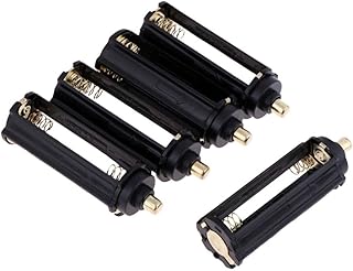 Prettyia 5 peças Lanterna Lanterna Lanterna Lanterna Lanterna 3 x AAA Suporte de Bateria Suporte Adaptador de Conexão