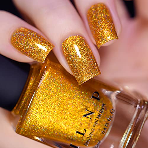 Image of ILNP Sunglow - Glowing Gold Holographic Nail Polish