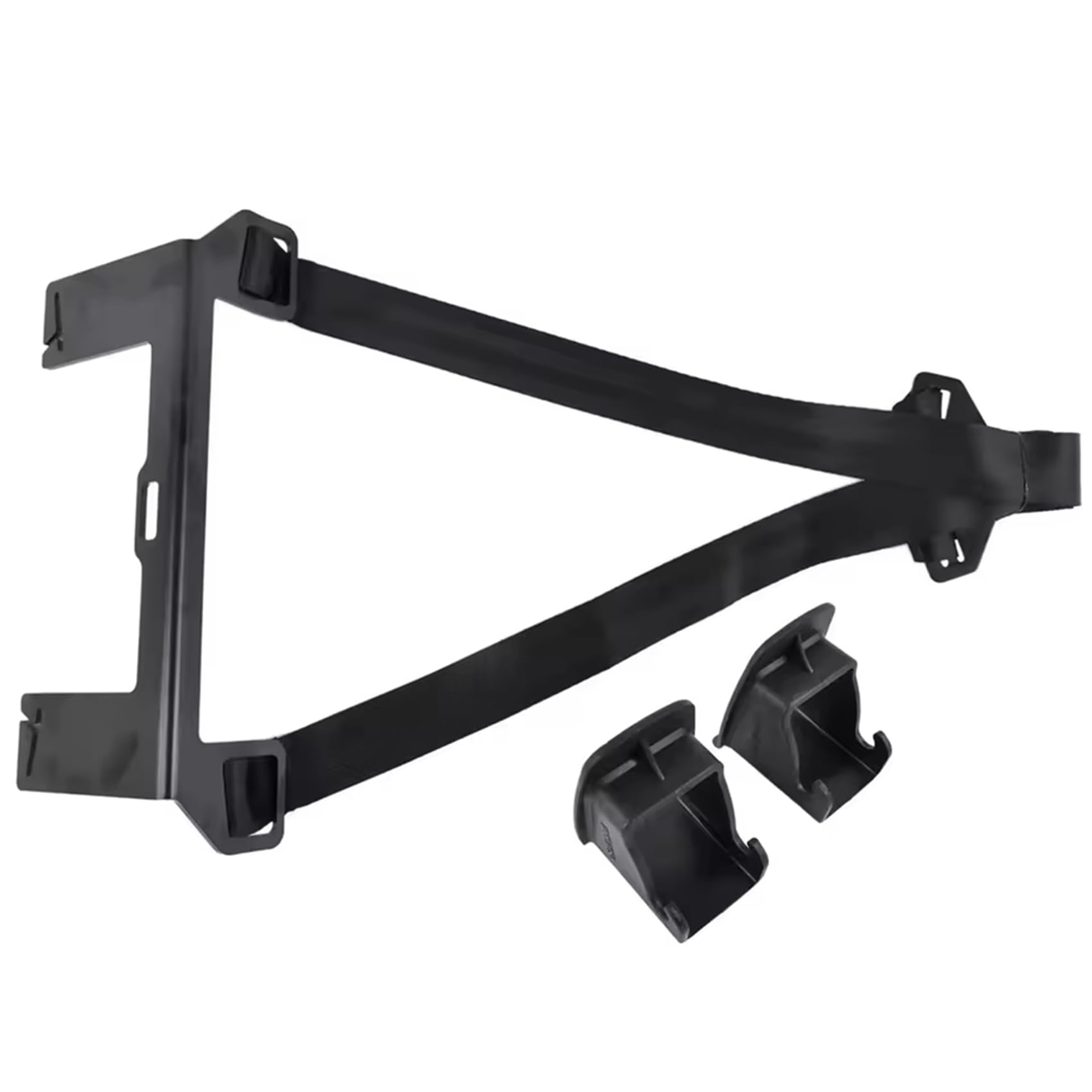 2X Support de Fixation en Acier pour Ceinture de Sécurité de Voiture, Connecteur de Verrouillage pour Siège de Sécurité Enfant pour ISOFIX