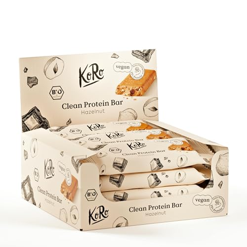 KoRo Barrette Proteiche Vegane Nocciole Bio