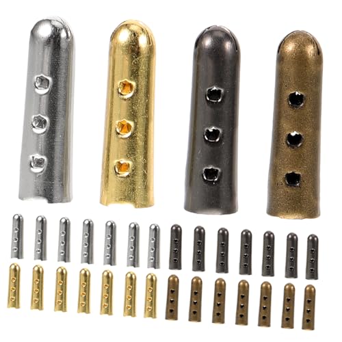 BESPORTBLE Pcs Metal Shoelace Tips Hole Shoes Diy Accessories Shoelace Ties for Sneakers