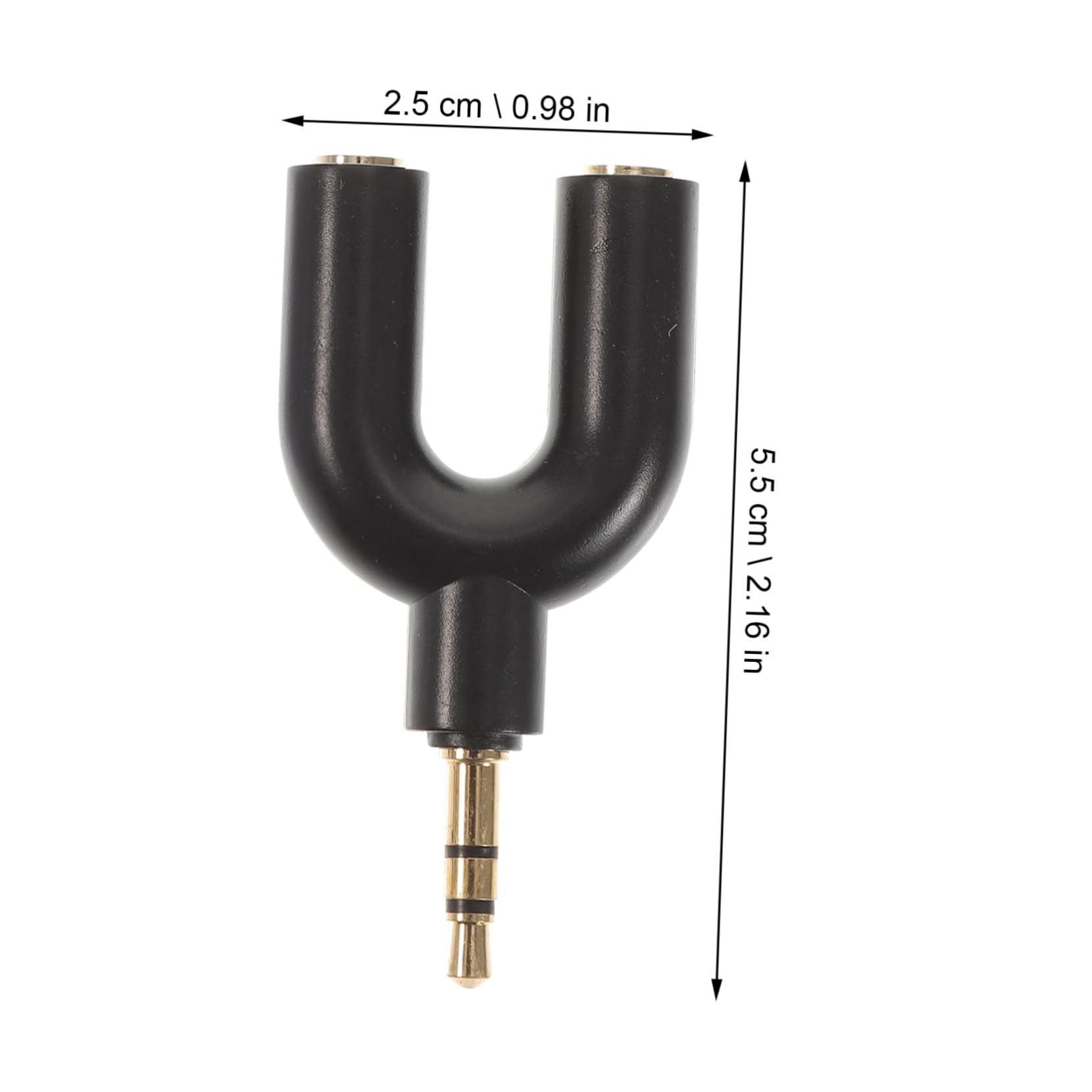HEMOTON 30 Pz adattatore audio adattatore per cuffie Splitter per cuffie a 2 vie divisore jack Adattatore 1/2 sdoppiatore audio da 3,5 mm auricolare distributore Linea audio amanti