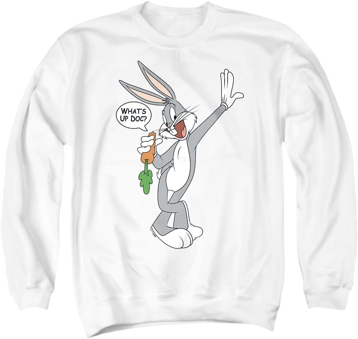Popfunk Looney Tunes Bugs Bunny What's Up Doc? Unisex Adult Crewneck Sweatshirt