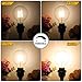G25 LED Bulb Globe Dimmable Edison Light Bulbs 60W-75W Equivalent, 800Lm Super Bright, 2700K Warm White, E26 Medium Screw Base, 7Watt Omnidirectional Bathroom Vanity Mirror Light, 6-Pack