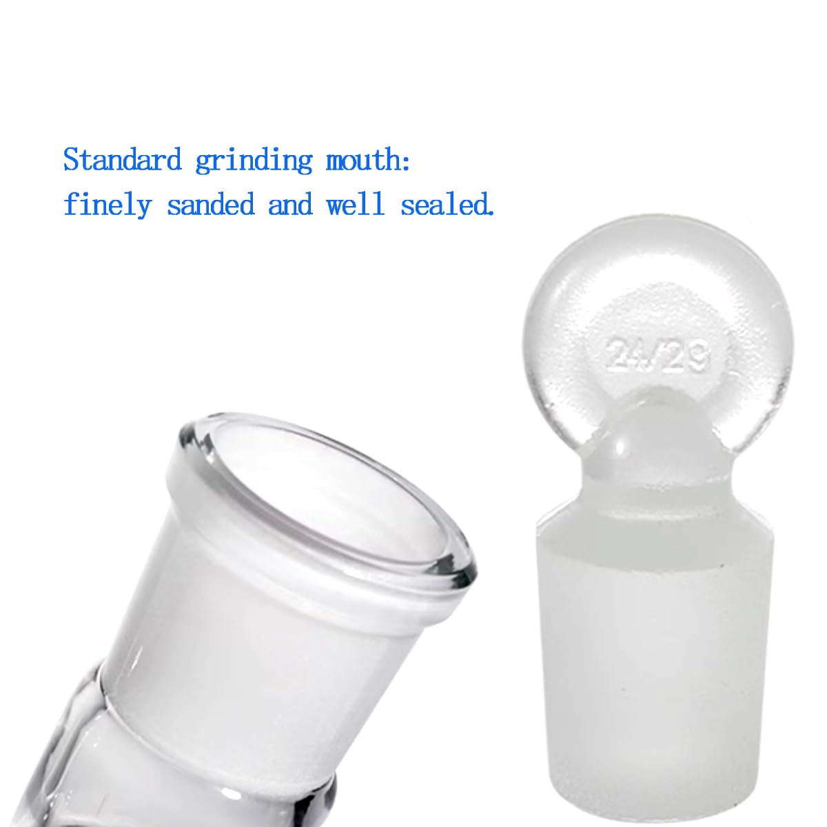Labor Glas ätherisches Öl Destillieren Kolben+Serpentin Kondensator Glas Destillation Apparat Borosilikatglas Laborqualität Glaswaren Set (250ML)
