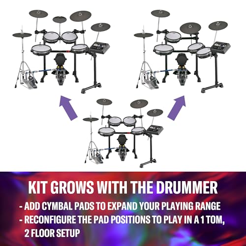 Image of Yamaha DTX6K5-M Electronic Drum Kit With Large-Diameter 2-Ply Mesh Pads