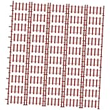 GALPADA 50stücke Simulationszaunspielzeug Aus Kunststoff Zaunzubehör Für Sandtisch Bauernhofzaunspielzeug Simulationszäune Für Miniaturgarten Und Zoo