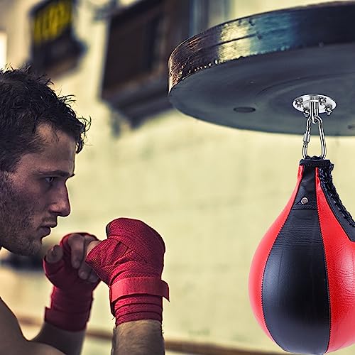 Nutabevr Ganchos de Techo Carga máxima 400kg Acero Inoxidable,Colgante Soporte 360° Rotación con Tornillos Pesados,Soporte de Techo para Bolsas de Boxeo,Hamacas,Yoga,Sillón Colgante,Sling Trainer - imagen 6