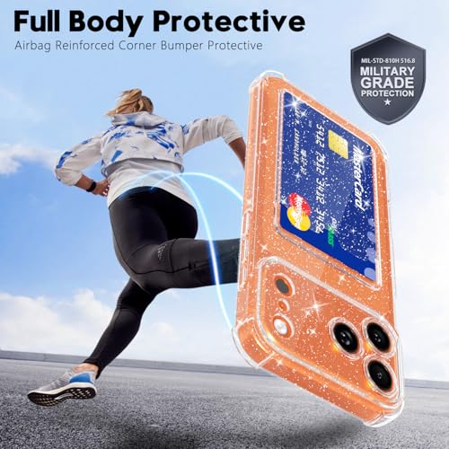 Coque transparente à paillettes mignonne Svanove pour iPhone 17 Pro Max - 6