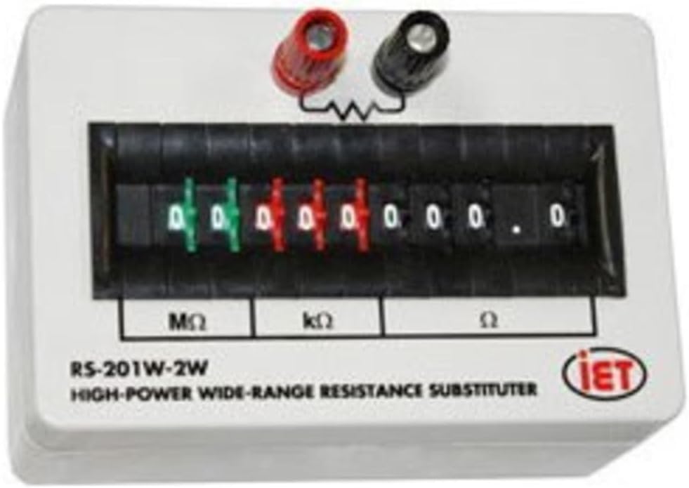 Iet Labs Resistance Decade Box, 0-99999999.9 Ohm - RS-201W