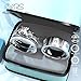 Couple Ring Bridal Set His And Hers Women 925 Sterling Silver Square Cut Moissanite Ring Set Men Titanium Band Wedding Ring Band Set With Jewelry Box