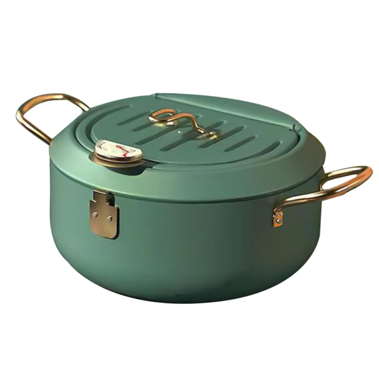 HAKIDZEL Japanese Style Deep Fryer Pot Basket Drainer Rack Nonstick Fryer Pan for Oil Drip