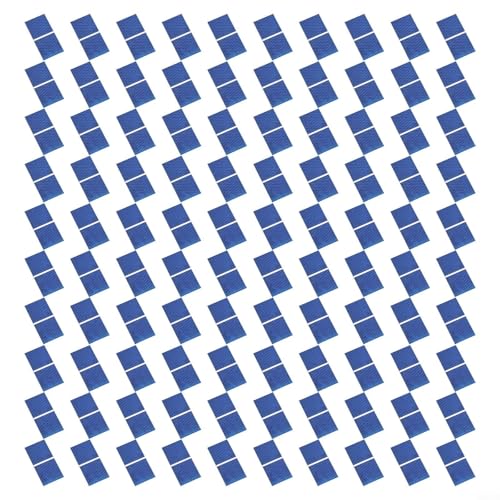Pannello solare: 100 celle solari in silicio policristallino da 0,5 V 400 mA, ognuna misura 52 x 26 mm. Ideale per creare pannelli solari collegando in serie o parallelamente per ottenere la tensione desiderata e l'uscita di corrente
