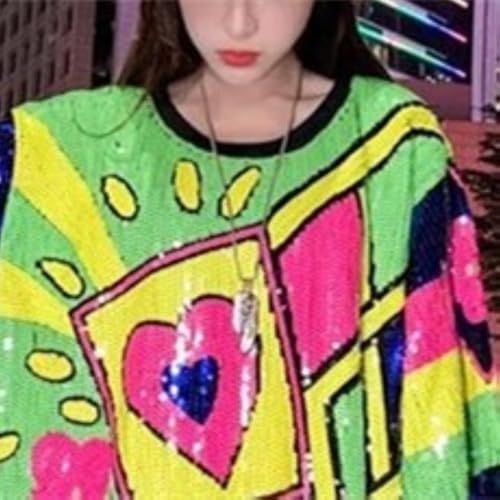 Green,L,HGKPFGTF Vestidos De Aniversário Sexy Para Mulheres Camiseta Brilhante De Lantejoulas Coquet