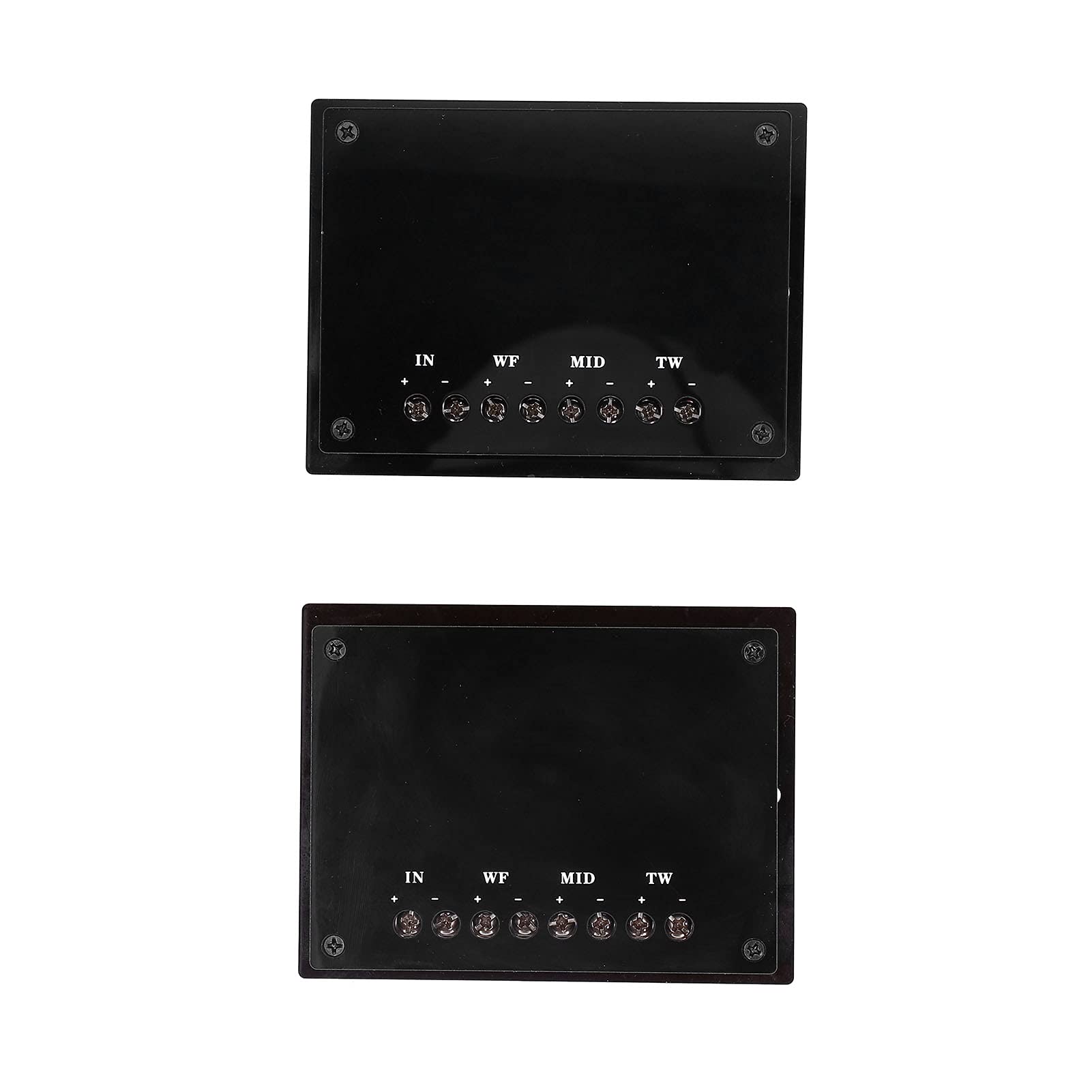 Divisore Frequenza Altoparlante 3 Vie 300W Nero Universale, Crossover Audio Filtro per Sonoro Auto, Dissipazione Termica ABS