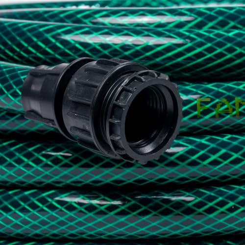 Foxlux, Kit Mangueira Jardim Verde trançada, 10m