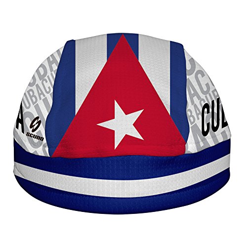 Cuba Flag ScudPro Skullcap White