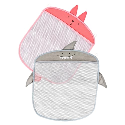 CIYODO Bathroom Toy Organizer Wall Hanging Storage Bag Mesh Pouch for Toddlers