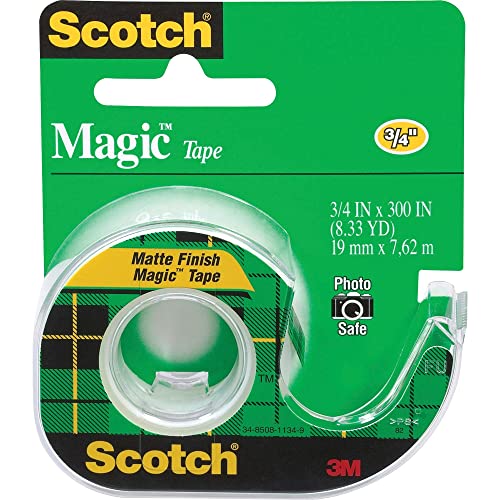 Scotch Ruban adhésif mat magique idéal pour réussir tous vos paquets cadeaux créatifs