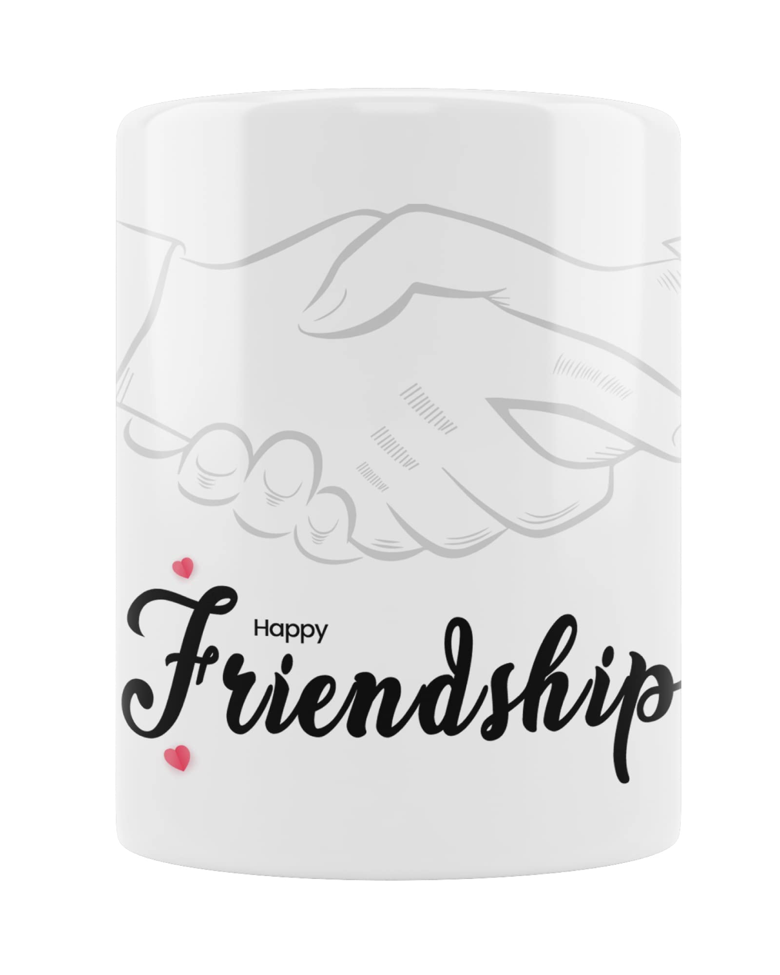 MugKart Ceramic Coffee Mug Printed Happy Friendship Day Coffee Mug Special Gifts for Friend (1 Piece) (MK_FD_1003)