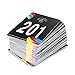 SUKIRA Plastic Number Tags, 100 Reusable Tags (201-300), Reverse Mirror Image Coat, Ideal for Facebook Live Sales & Home Businesses