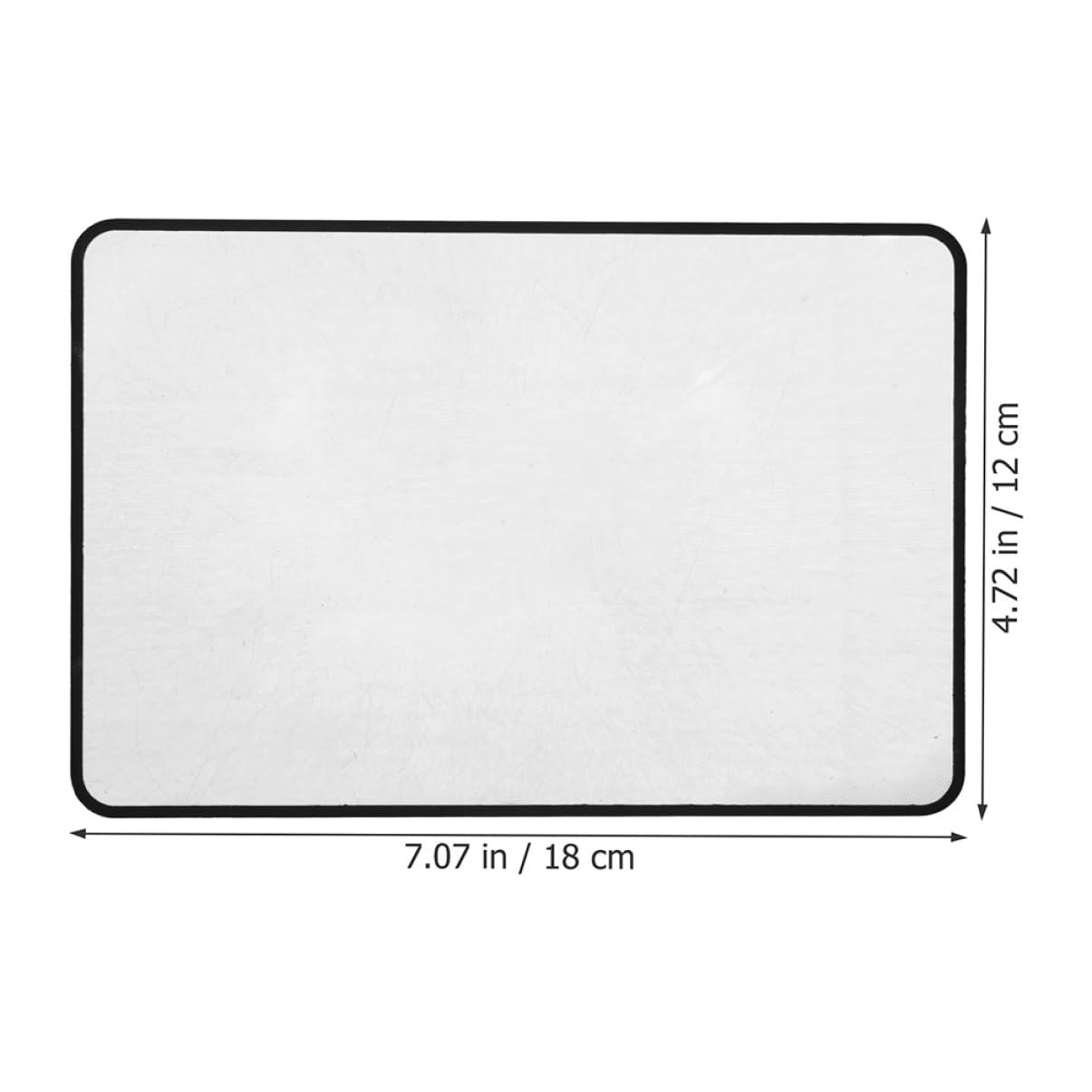 FRCOLOR 4pcs Sheet Handheld Magnifier Card Magnification Bookmark for Seniors Lightweight Ultra Thin Design Durable Flat Magnifier for Easy Reading for Low Vision Go Use