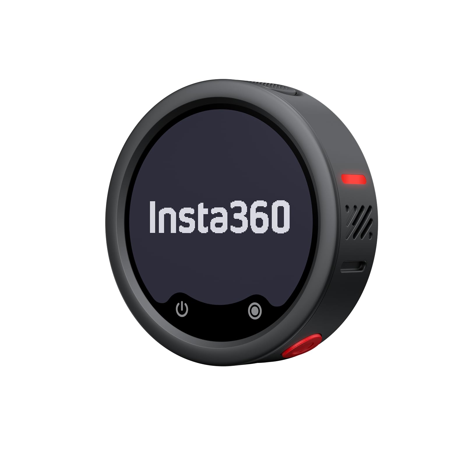 Insta360 Mic Pro Trasmettitore Nero grafite, mini microfono lavalier wireless per iPhone/videocamera/Android, cattura video, Bluetooth, display E-ink personalizzabile, 3 mic