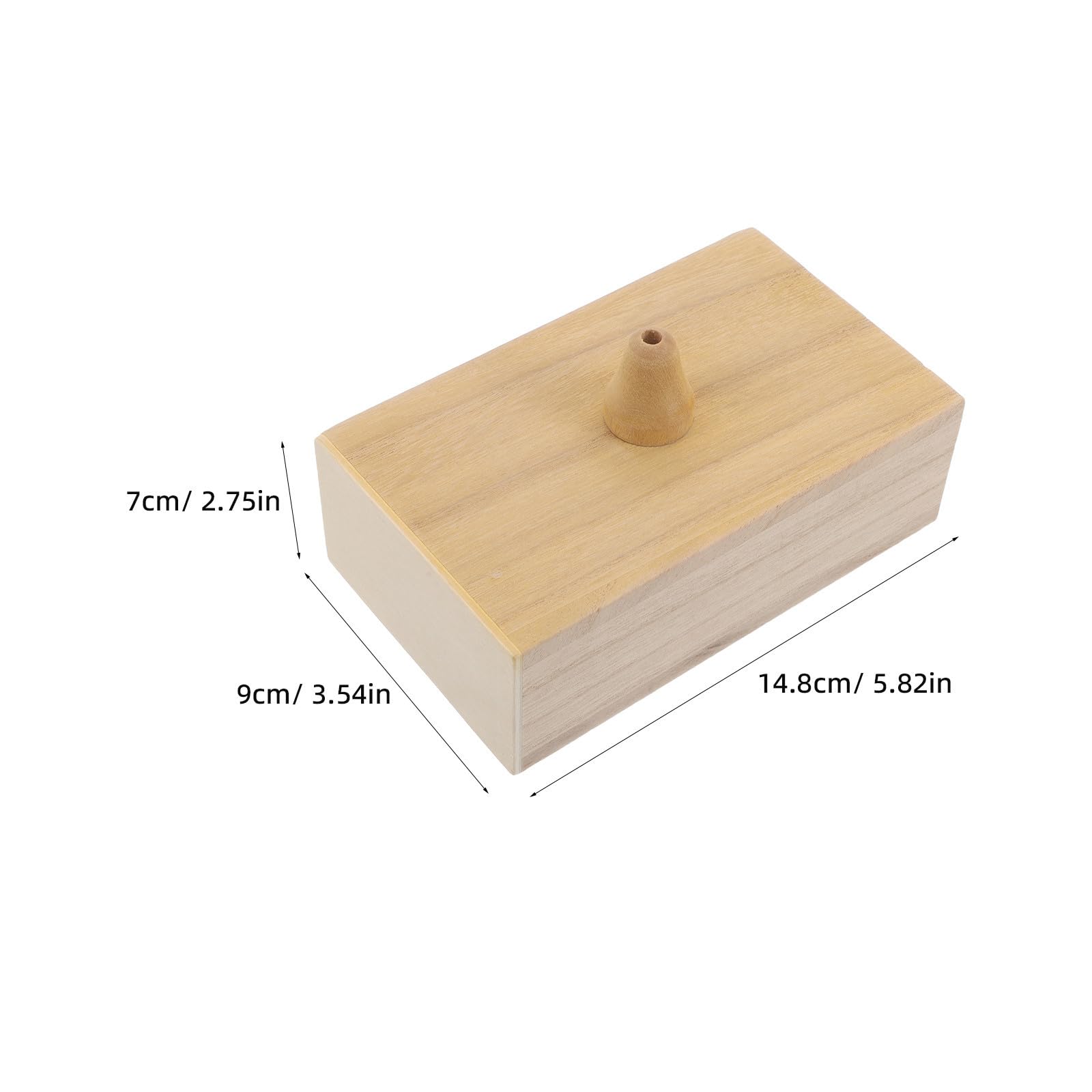 Healeved Boîte de Résonance Amélioration Clarté Sonore en Bois pour Diapasons Amplification des Vibrations Utilisation Facile, Relaxation Sonore Voyages