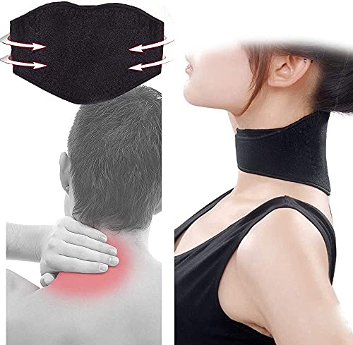 MQSS Collarin Cervical Calor, Terapia de Calor para aliviar Dolor de Cuello con Imanes con Capacidad de Emitir Calor6pcs Cover