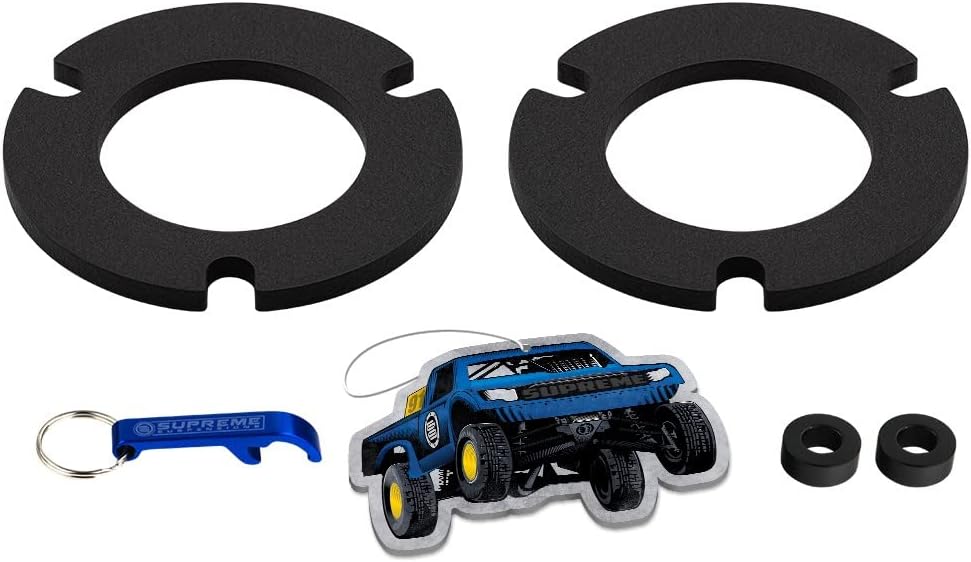 Supreme Suspensions - 0.5" Front Lift Spacers for 2019-2023 Ford Ranger 2WD 4WD - High-Strength Steel Strut Spacers - Mystery Box Included with Purchase