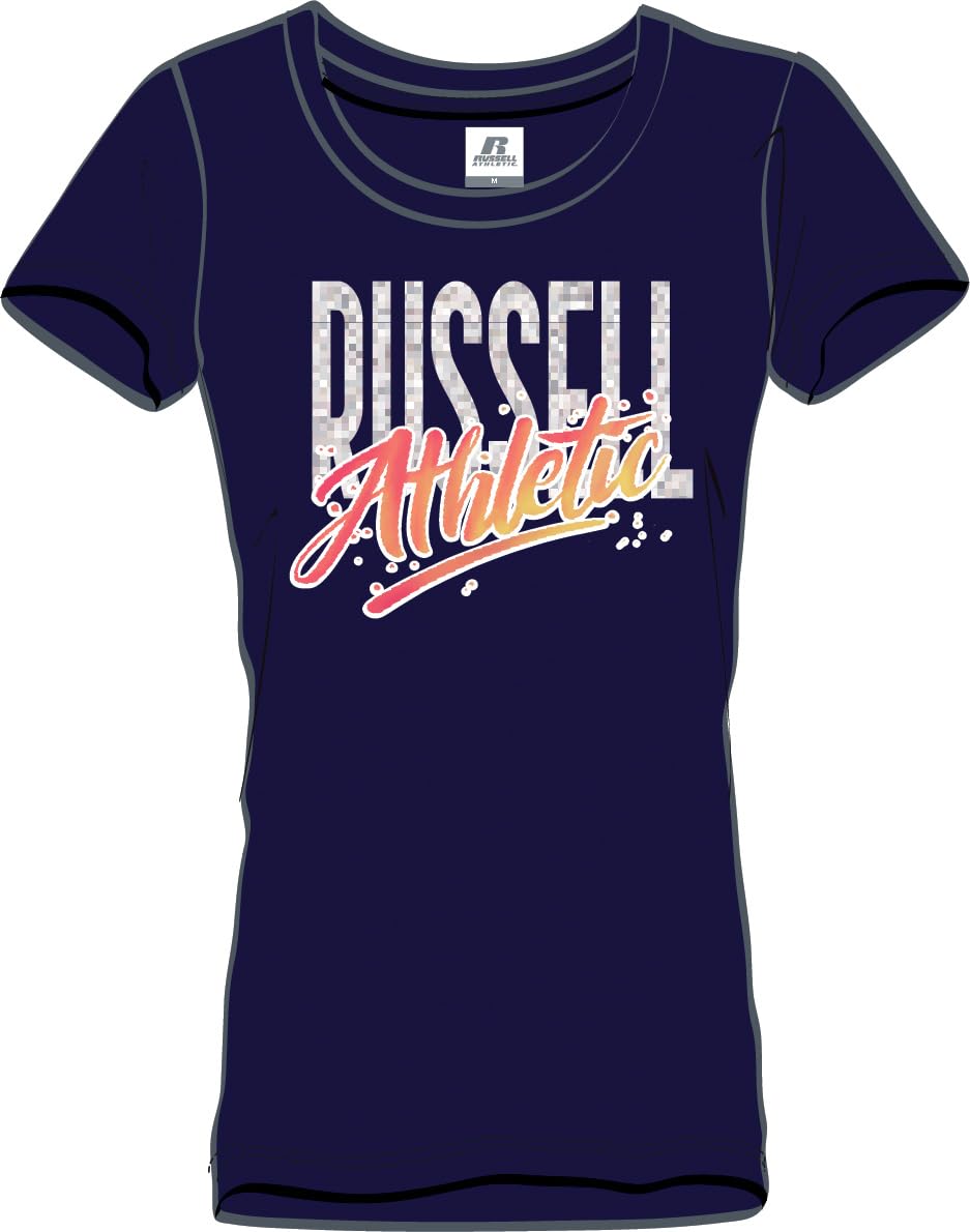 Russell Athletic A11651-NA-190 Athletic-S/S Crewneck TEE T-Shirt Women's Navy Size M