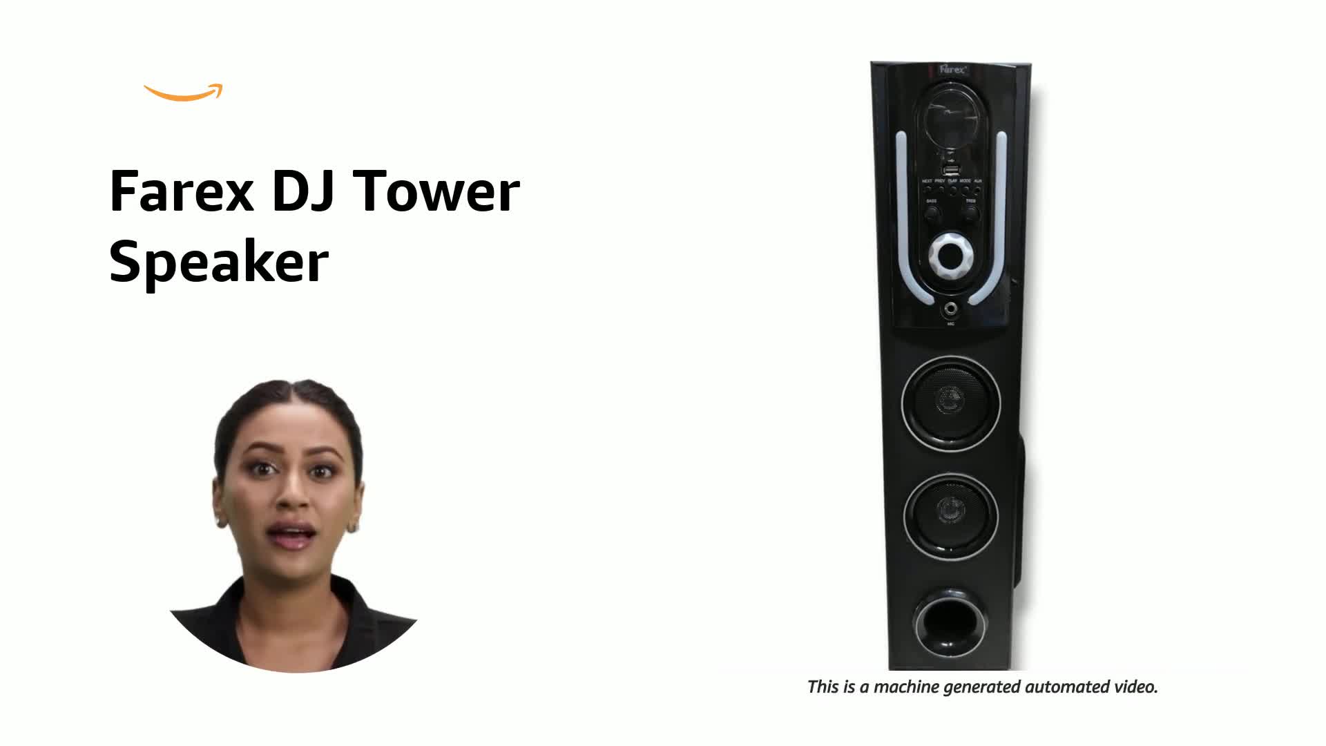 Farex M-64 Multimedia Speaker, Hi-Fi Home Dj Tower Bluetooth