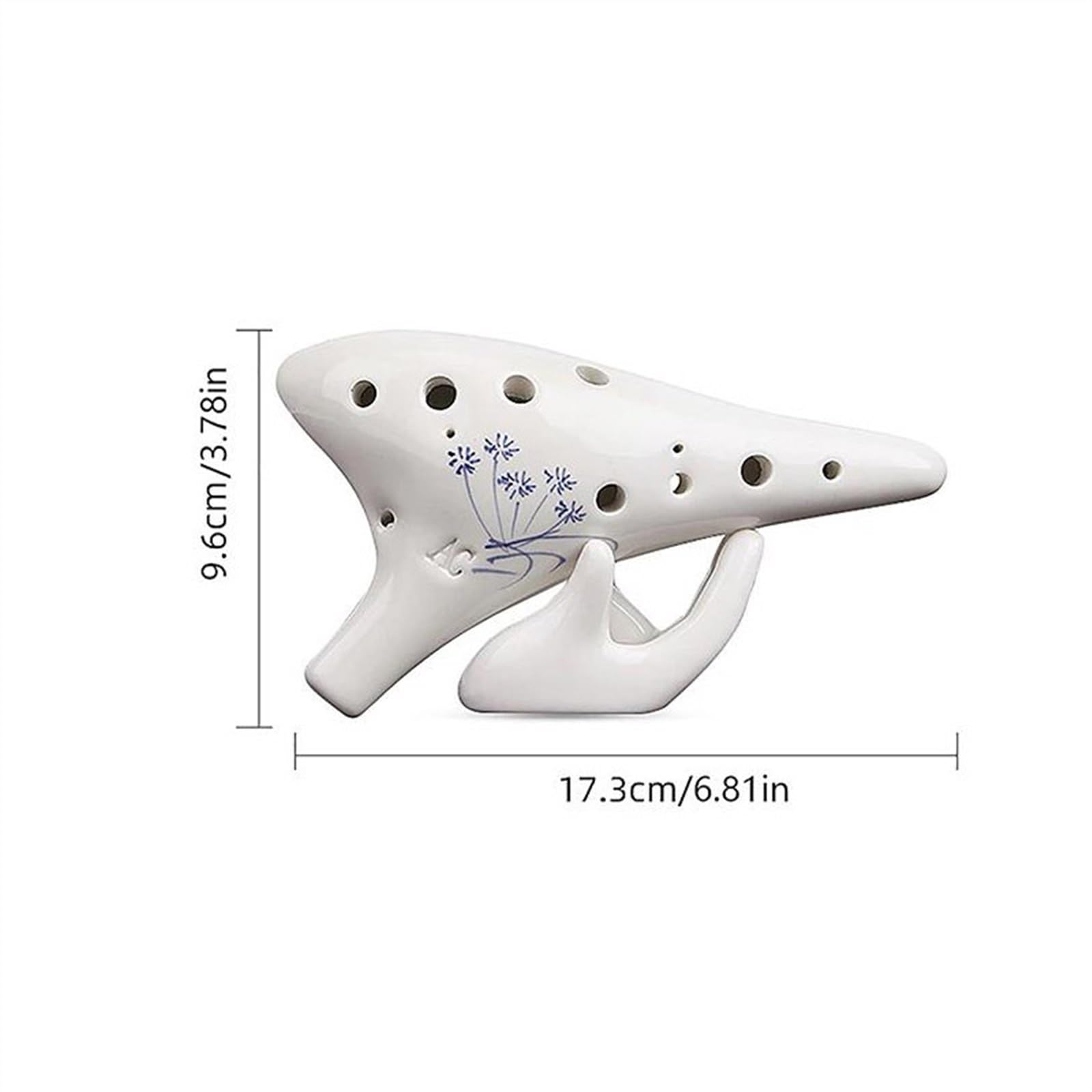 principianti ocarina 1 Pezzo Ocarina 12 Fori In Ceramica Contralto C Tono Strumento Musicale Flauto Classico Per Principianti