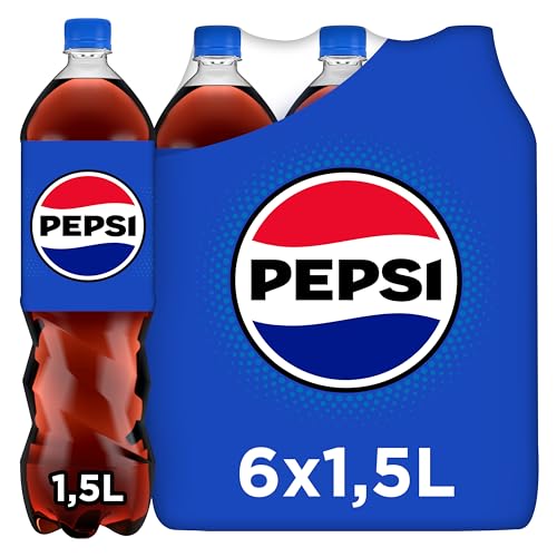 PEPSI Soda au Cola Classique - Lot de 6x1,5L