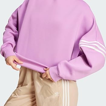 Adidas Neuclassics Oversized Mock Neck Sweatshirt at Amazon