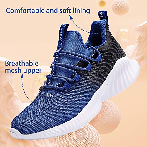 Image of VITUOFLY Boys Girls Sneakers Kids Mesh Lightweight Running Tennis Shoes