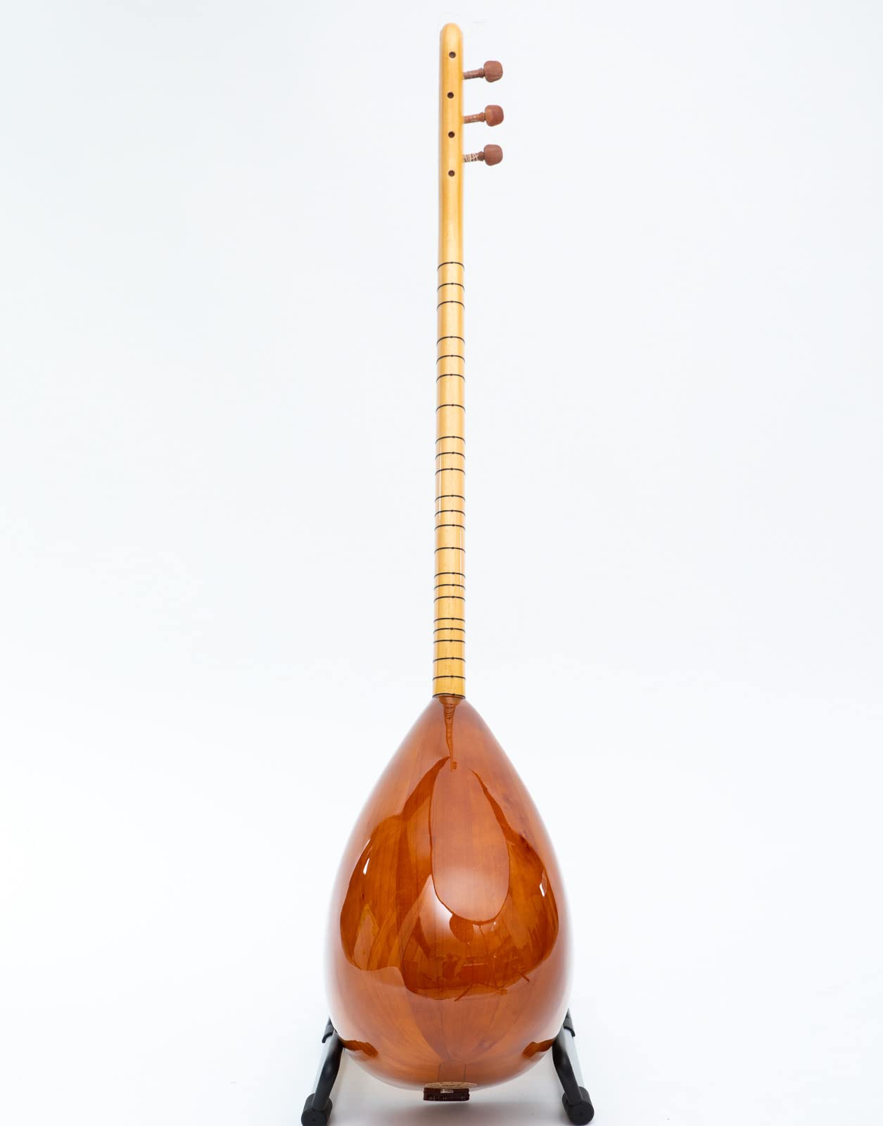 Long Neck Turkish Saz made of Cherry wood with Pickup, 100% handmade instrument - Image 9