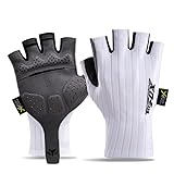 BATFOX Fahrradhandschuhe für Herren und Damen, Rennrad, Mountainbike, Reithandschuhe, rutschfest, für Fitness, Radfahren, Training, Outdoor-Sport