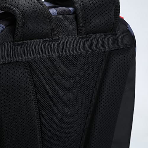 UNIKER Laptop Backpack for Boys,Graffiti Backpack for Men,Cartoon School Backpack,Designer Laptop Backpack for 15.6 Inch,Black Bear4