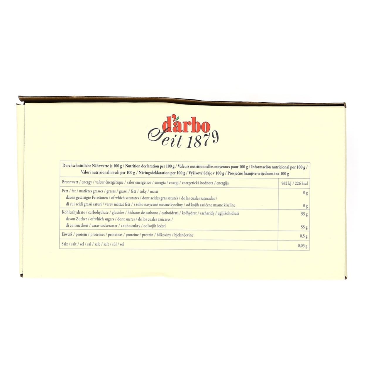 D'Arbo Fruchtaufstrich 100 Portionen - Mix Sortiment, 1er Pack (1 x 2.5 kg)