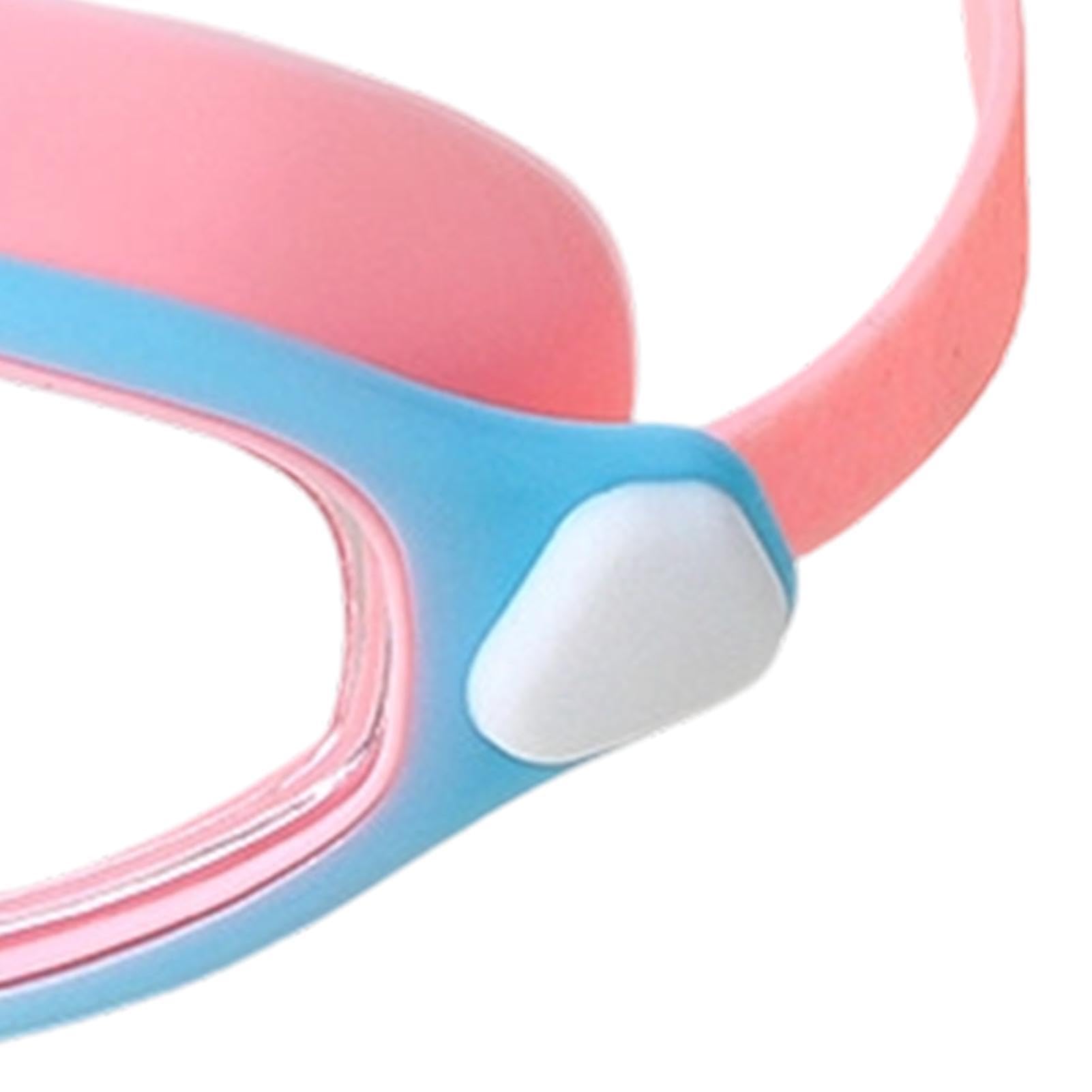 Dziecięce okulary do pływania 180° szeroka widoczność regulowana ochrona przed wyciekiem | Młodzieżowe okulary do pływania dla dziewcząt w wieku 3-15 lat basen rodzinne wakacje podwodne siłownia