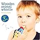 Tierpfeifen, Biluer 9 Stück Holz Pfeifen in Tierform Spielzeug Für Kinder Tiere Partytröten Musikinstrument Gastgeschenke (Zufälliger Stil)