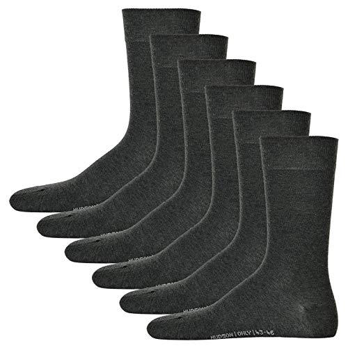 Chaussettes pour hommes Hudson gris mélange 43-46 pour le bureau et les loisirs