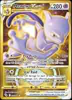 Amazon.com: Mewtwo Vstar 086/078 - Pokemon Go - Gold Secret