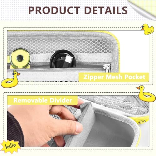 Image of Leayjeen Kids Camera Case Compatible with Kids Instant Print Camera, Kids Instant Camera for 1080P Printed Photos,Best Christmas Gifts and Birthday Gifts for Kids-Little Yellow Duck（Case Only）