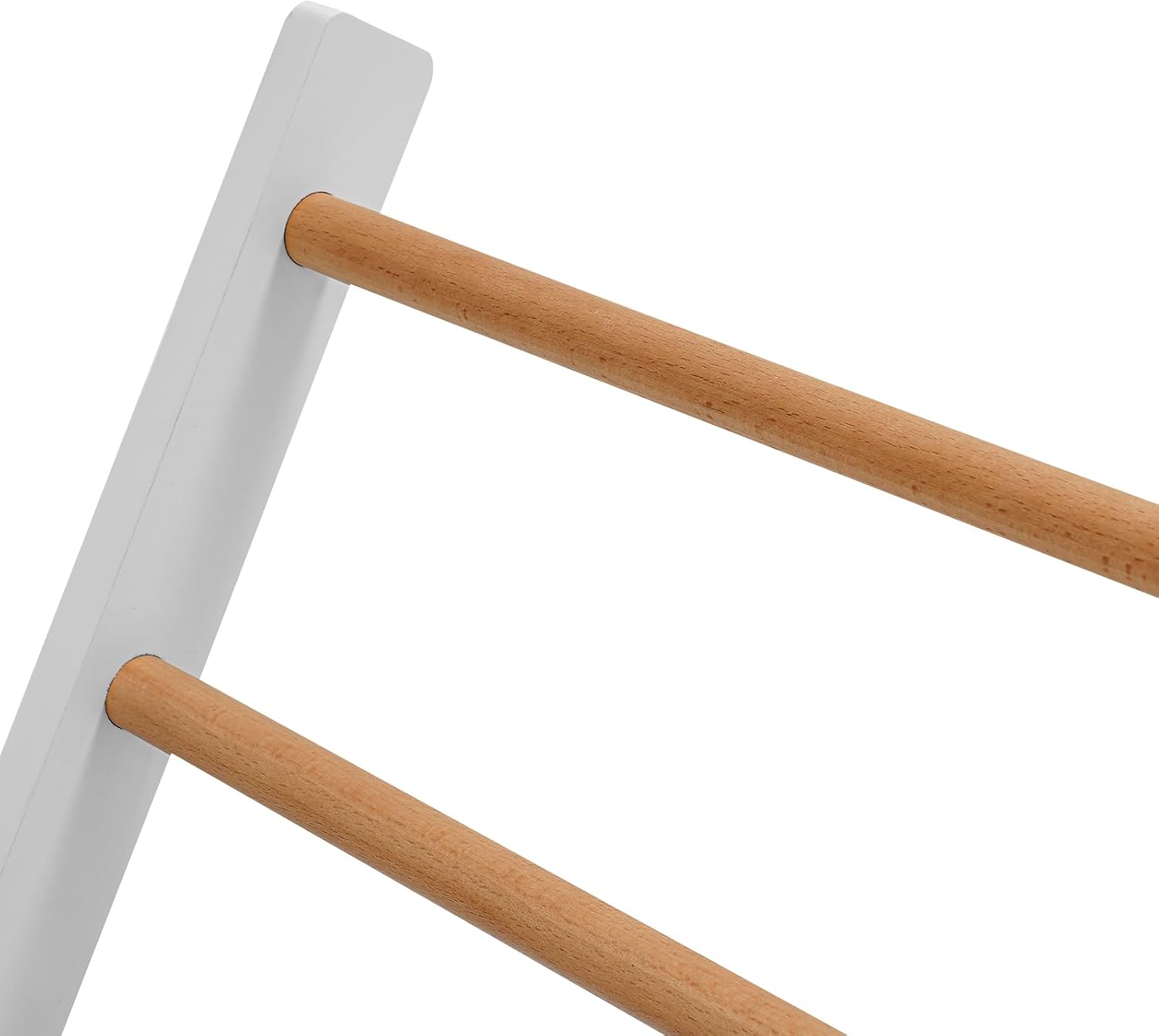 Wall-Mounted Foldable Clothes Drying Rack - Solid Wood Indoor Laundry Organizer for Bathroom/Balcony/Apartment | Space-Saving Garment Rack,11.02 lbs Capacity