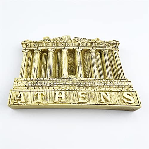 Imán decorativo souvenir Atenas Grecia para refrigerador miniatura 2