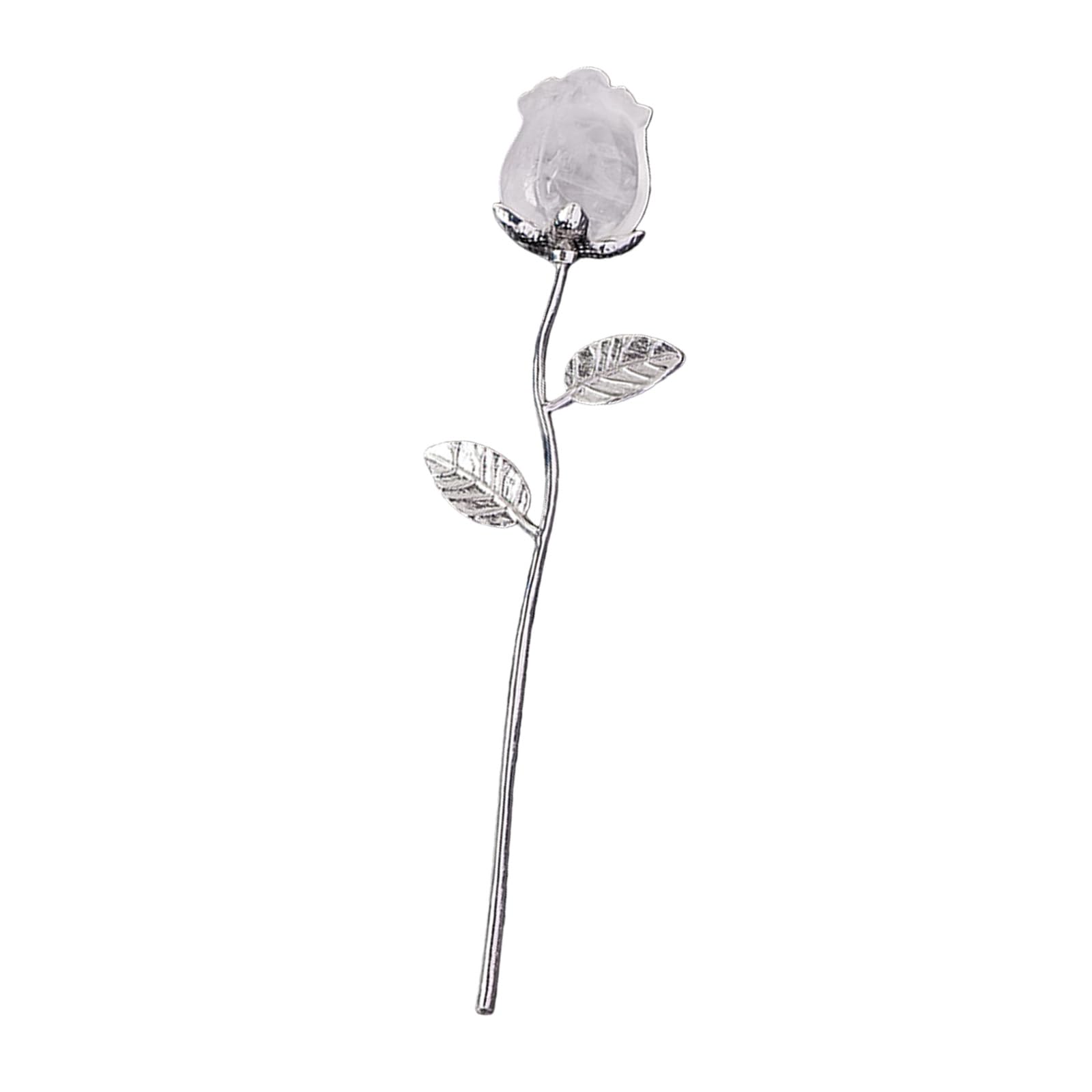 NVOQILIN Unique Crystal Carved Rose Artwork As Day Wedding or Birthday Symbolizing Love Wedding Gift